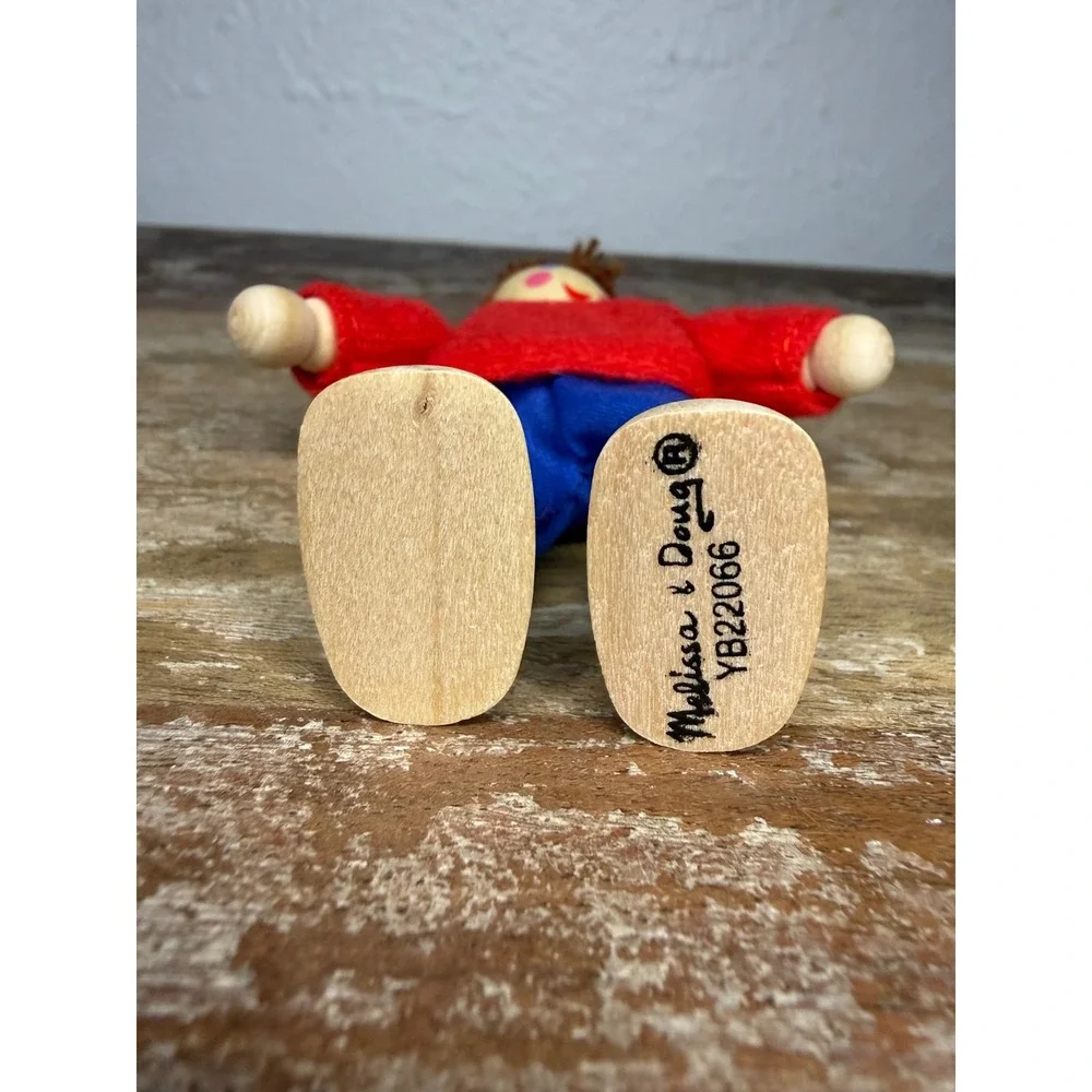 Melissa & Doug Wooden Dollhouse Family Figures Set of 3